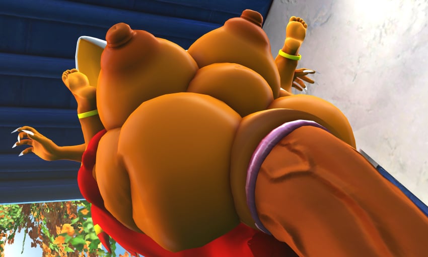 3d 3d_(artwork) abdominal_bulge absurd_res anal anal_penetration anklet anthro anus bat big_breasts big_butt big_penis breasts butt claws digital_media_(artwork) duo echidna female full_nelson genitals gold_(metal) gold_anklet gold_jewelry hi_res huge_breasts huge_butt huge_penis hyper hyper_genitalia hyper_penis i_can't_believe_it's_not_feces jewelry knuckles_the_echidna male male/female mammal monotreme penetration penis puffy_anus rocketspuff rouge_the_bat sega sonic_(series) sonic_the_hedgehog_(series) stretched_anus thick_thighs voluptuous_female