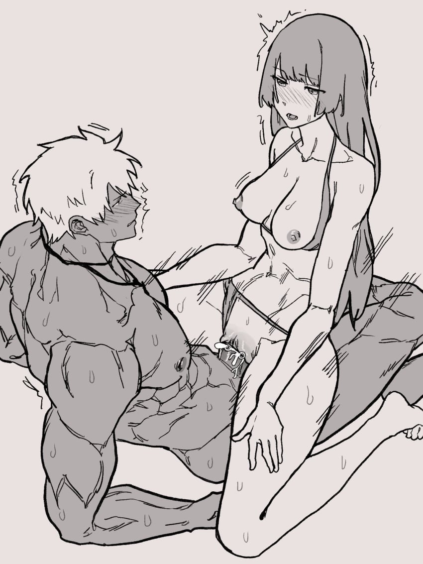 1boy 1girls aroused artist_request couple cowgirl_position female female_human female_on_top fit fit_female happy_sex human human_male k' king_of_fighters kula_diamond long_hair looking_pleasured male medium_breasts muscular muscular_male older_male older_penetrating_younger romantic_couple sex slim_waist source_request straddling tagme teenage_girl teenager vaginal_penetration younger_female