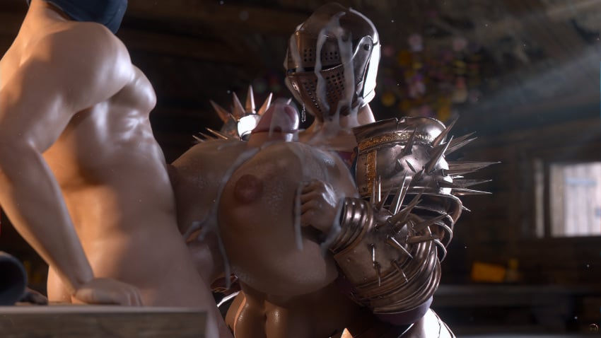 3d big_breasts big_penis helmet huge_breasts knight paizuri runn1non