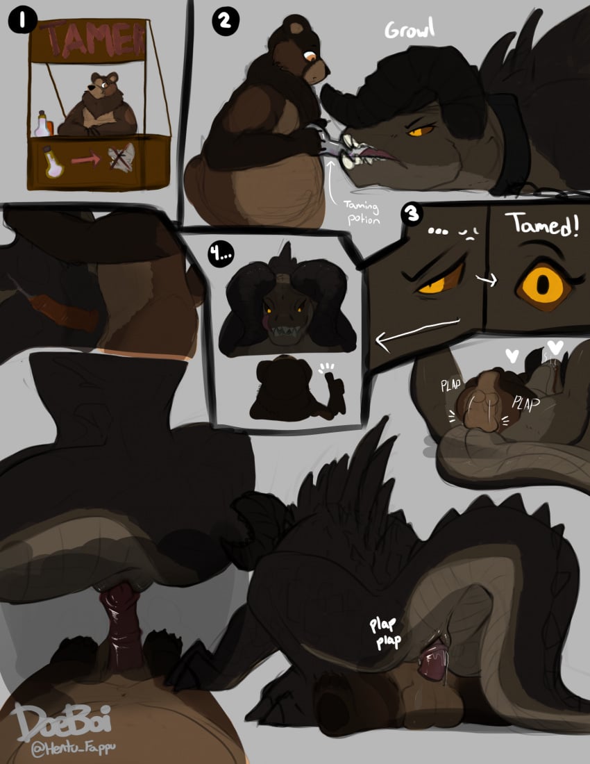 2_horns anatomically_correct anatomically_correct_genitalia anatomically_correct_penis animal_genitalia animal_penis anthro anthro_on_bottom anthro_on_feral anthro_on_top anthro_penetrating anthro_penetrating_feral aroused ass balls balls_deep bear bent_over big_balls big_butt big_penis biped bodily_fluids brown_bear cloaca cloacal cloacal_penetration cowgirl_position cum cum_in_cloaca cum_in_pussy cum_inside deathclaw digitigrade doeboi doggy_style duo erection fallout female female_on_bottom female_on_top female_penetrated feral feral_on_bottom feral_on_top feral_penetrated from_behind_position from_front_position fur genital_fluids genitals grizzly_bear hair head_horn hi_res horn interspecies kuruk_(character) larger_female larger_feral larger_on_bottom larger_on_top lying male male/female male_on_bottom male_on_feral male_on_top male_penetrating male_penetrating_female male_penetrating_feral mammal mane mane_hair microsoft missionary_position monochrome nude on_back on_bottom on_front on_ground on_top pawpads paws penetration penile penile_penetration penis penis_in_cloaca plantigrade precum pussy rear_view reptile scalie sex sheath size_difference smaller_anthro smaller_male smaller_on_bottom smaller_on_top tail tailbutt text third-party_edit ursine ursine_genitalia ursine_penis vaginal_penetration vaginal_penetration vertical_cloaca zoophilia