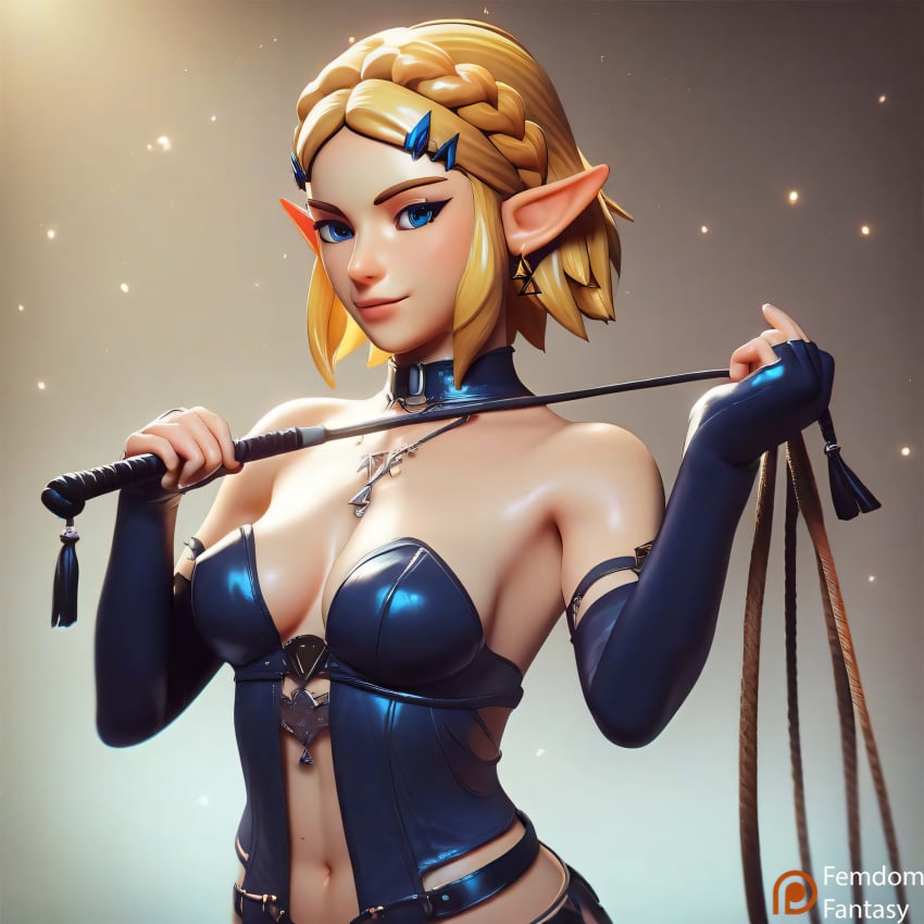 ai_generated bondage dominant_female domination dominatrix female femdom femdomfantasyai princess the_legend_of_zelda whip zelda_(breath_of_the_wild) zelda_(tears_of_the_kingdom)