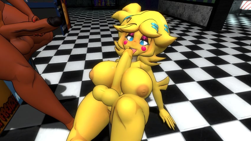 1futa 3d autofellatio big_ass big_breasts big_butt big_penis cally3d chiku chiku_(cryptia) cryptiacurves fnia furry futa_only futanari self_lick thick_thighs toy_chica_(fnaf) yellow_body