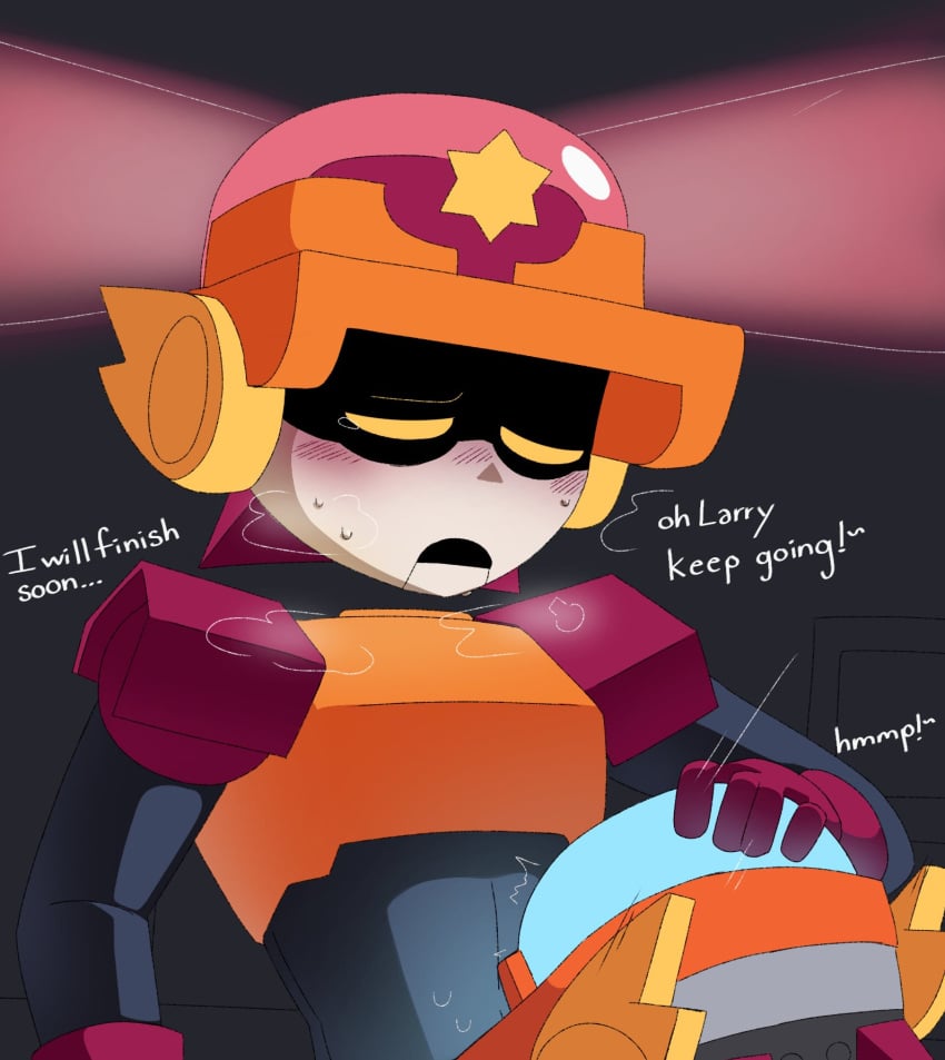 blowjob brawl_stars incest larry_(brawl_stars) lawrie_(brawl_stars) oral twincest