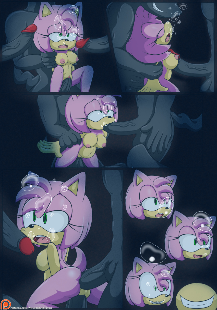 2017 amy_rose bigdon1992 breasts comic erection female flower ghost hedgehog male mammal nipples nude nyurora nyuroraxbigdon page patreon plant rose sega sex sonic_(series) sonic_the_hedgehog_(series) spirit straight underwater water