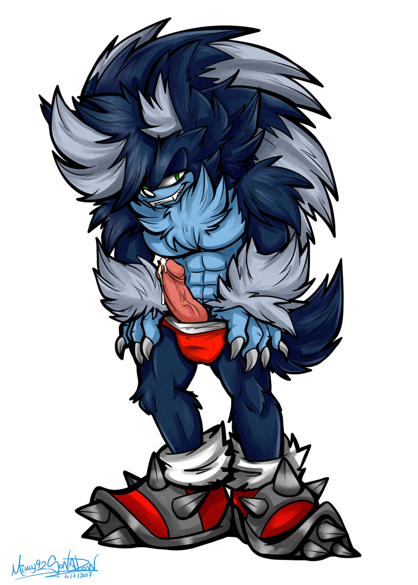 abs cum male male_only mimy92sonadow penis solo solo_male sonic_(series) sonic_the_hedgehog sonic_the_werehog testicles underwear undressing werehog