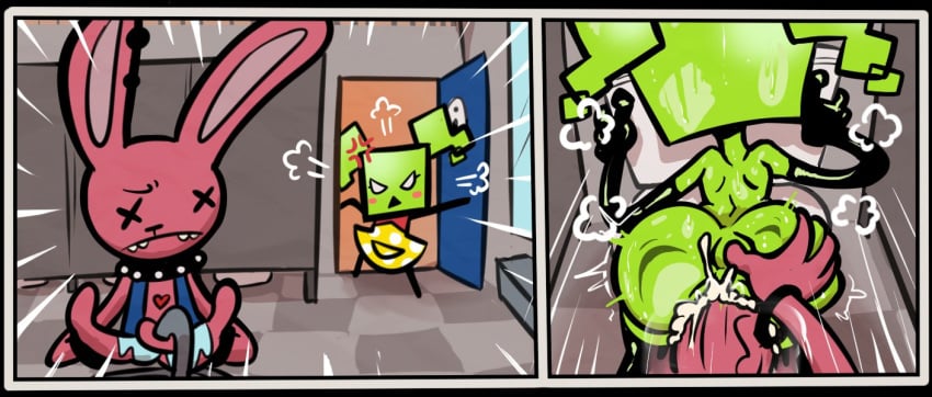 2025 2_panel_comic 4_fingers anal anal_fingering anal_sex angry anthro anthro_penetrating anthro_penetrating_female anthro_penetrating_humanoid anus armwear ass bathroom bav bent_over big_butt big_penis black_armwear black_bracelet black_clothing black_collar black_ear_piercing black_elbow_gloves black_gloves black_handwear black_legwear black_nose black_thigh_highs blue_clothing blue_door blue_jacket blue_topwear blush blush_stickers bodily_fluids bow_tie bracelet butt_grab checkered checkered_floor clothed clothed_female clothed_humanoid clothing cloud_emanata collar comic cross-popping_vein cum cum_from_vagina cum_in_vagina cum_inside digital_media_(artwork) doggy_style dress duo ear_piercing elbow_gloves emanata faucet female female_humanoid female_on_anthro female_penetrated fingering fingers from_behind_position fur genital_fluids genitals glistening glistening_armwear glistening_back glistening_body glistening_butt glistening_clothing glistening_elbow_gloves glistening_gloves glistening_handwear glistening_skin glistening_thighs gloves green_anus green_body green_butt green_hair green_skin green_vulva hair hand_on_butt handwear humanoid humanoid_genitalia humanoid_on_anthro humanoid_penetrated humanoid_penis humanoid_vulva inside instant_loss_2koma interspecies jacket jewelry lagomorph legwear leporid male male/female male_on_humanoid male_penetrating male_penetrating_female male_penetrating_humanoid mammal mario_(series) mario_bros mimi_(paper_mario) multicolored_clothing multicolored_dress nintendo open_clothing open_jacket open_mouth open_topwear opening_door overbite paper_mario penetration penis piercing pink_blush polka_dot_dress public_restroom rabbit red_body red_bow_tie red_fur red_penis sex sink size_difference small_dom_big_sub square_(anatomy) sweat sweaty_back sweaty_body sweaty_butt sweaty_head sweaty_skin tan_inner_ear teeth textless thick_thighs thigh_highs thober_(bav) toilet topwear twintails two_tone_clothing two_tone_dress vein veiny_penis washing_hands water wide_hipped_female wide_hipped_humanoid wide_hips window x_eyes yellow_clothing yellow_dress