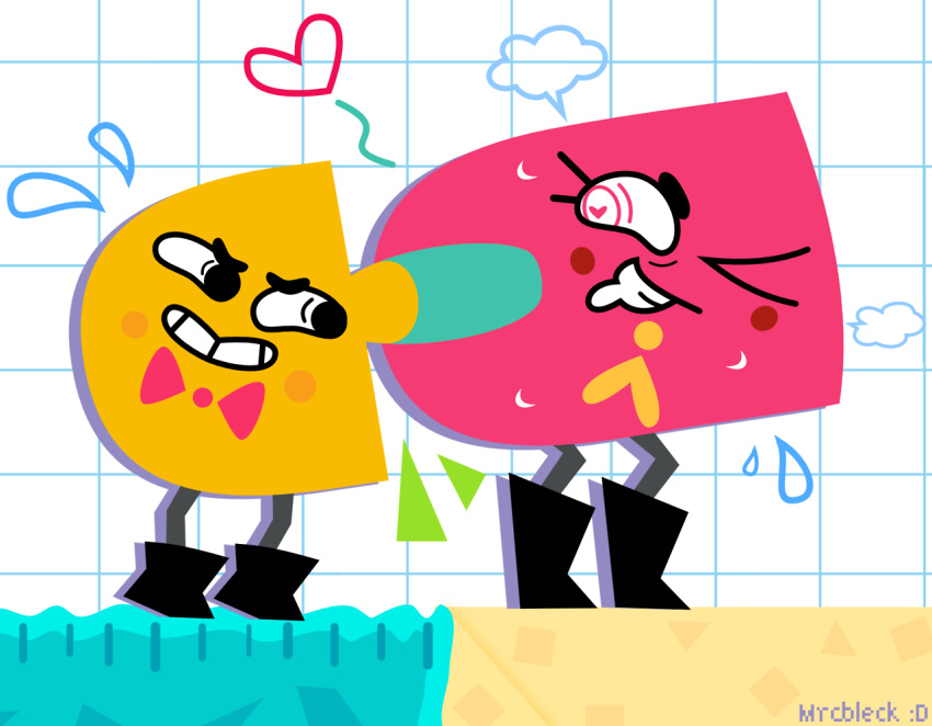 2017 clip_(snipperclips) heart mrcbleck no_outlines paper penetration snip_(snipperclips) snipperclips tagme