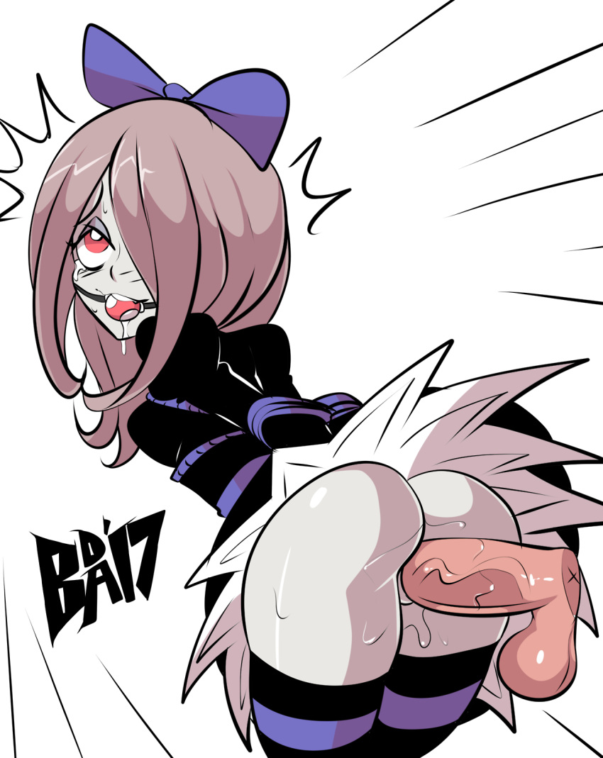 ass bigdeadalive cosplay creator_connection female gag little_witch_academia penis pussy sex solo_focus stocking stockings straight_hair sucy_manbavaran tagme uncensored vaginal_penetration