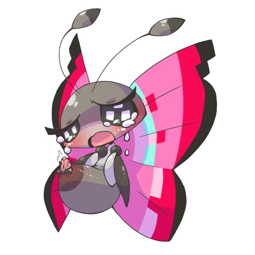 artist_request black_eyes furry pokemon pussy uncensored vivillon