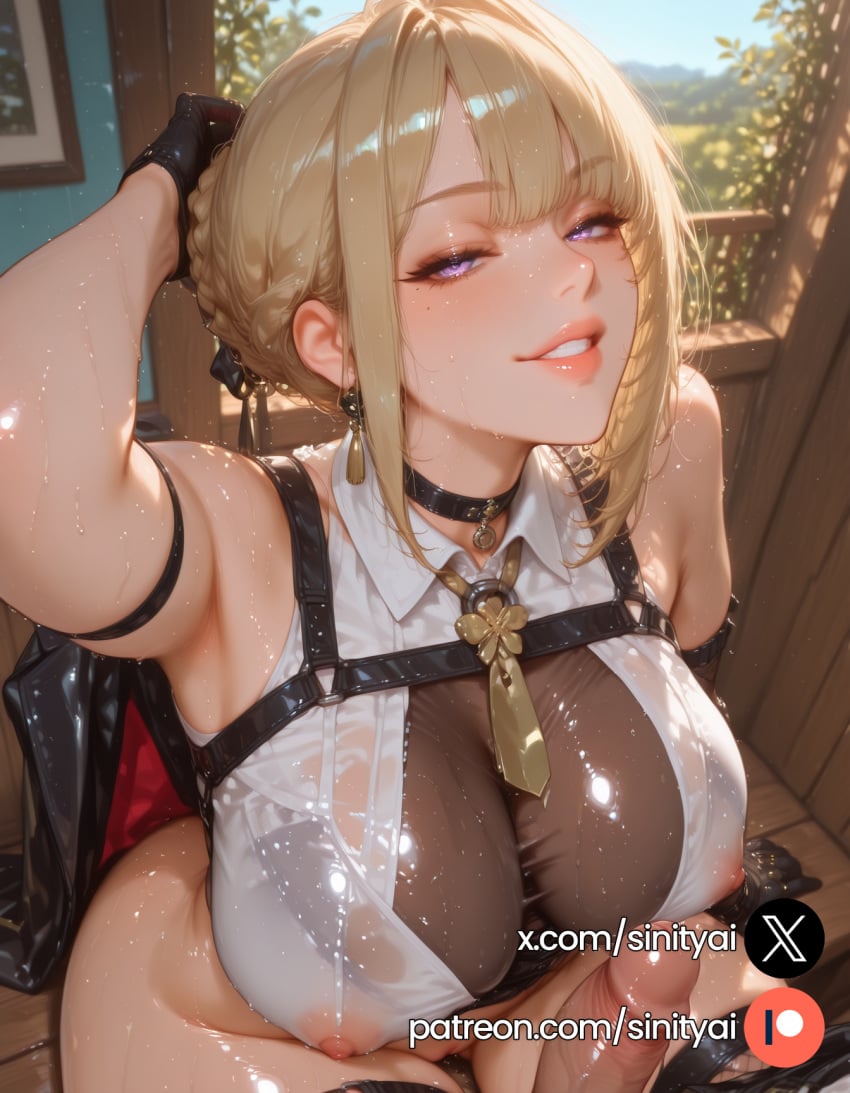 1girls 2025 ai_generated ass big_ass big_breasts evelyn_chevalier female hi_res high_quality high_resolution highres huge_ass huge_breasts huge_thighs nsfw penis sinity small_waist thick_thighs thin_waist zenless_zone_zero