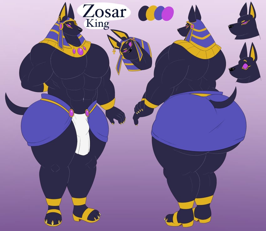 abs anthro ass biceps big_ass large_assmale muscles muscular muscular_arms muscular_legs muscular_male muscular_thighs pecs tail