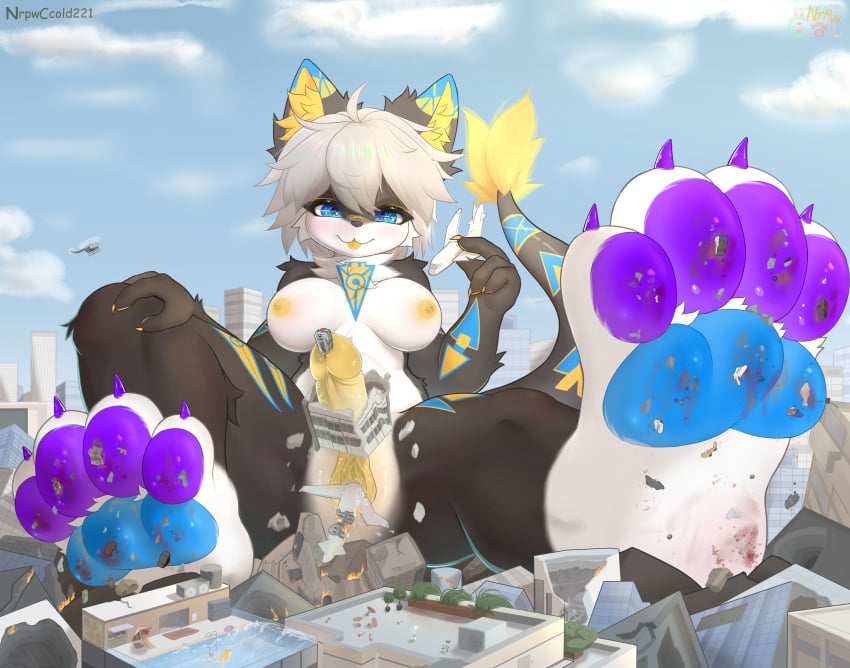 2025 absurd_res aircraft airplane anthro barefoot black_body black_fur blep blood_on_feet blue_ears blue_eyes blue_pawpads blue_sky breasts brown_body brown_fur brown_tail building burning chinese_description city claws clit_dick cloud countershading day destruction digital_drawing_(artwork) digital_media_(artwork) dirty dirty_feet feet fire foot_focus fur genitals glans hair herm herm_anthro hi_res holding_vehicle inner_ear_fluff intersex intersex_anthro kemono leg_markings macro markings multicolored_body multicolored_ears multicolored_fur multicolored_markings multicolored_pawpads multicolored_tail nrpwccold221 nude nude_anthro nude_herm object_in_urethra pawpads penis purple_claws purple_pawpads sitting sky smile socks_(marking) solo species_request swimming tail tail_tuft tan_hair toe_claws tongue tongue_out tuft two_tone_markings two_tone_pawpads vehicle water white_body white_breasts white_countershading white_feet white_fur yellow_claws yellow_ears yellow_glans yellow_inner_ear yellow_inner_ear_fluff yellow_markings yellow_penis yellow_tail_tuft yellow_tongue yellow_vulva