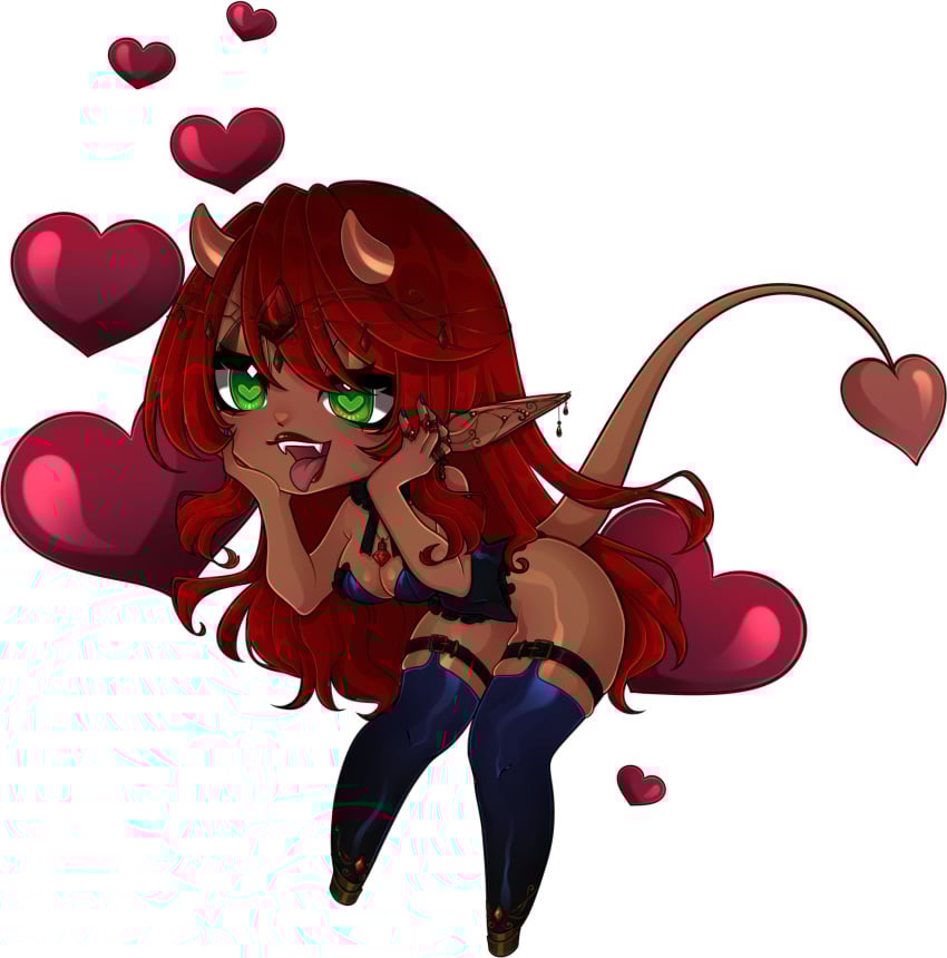 aliciaxlife breasts dark-skinned_female dark_skin female gold_jewelry green_eyes jewelry looking_at_viewer mouse mouse_ears mouse_girl queen rat rat_girl rat_tail red_hair solo solo_female virtual_youtuber vtuber youtuber
