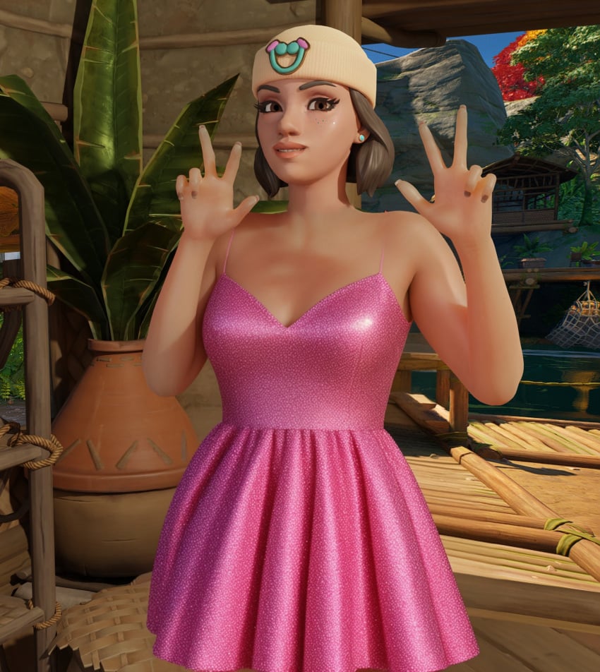 clothing dress fortnite opal_(fortnite)