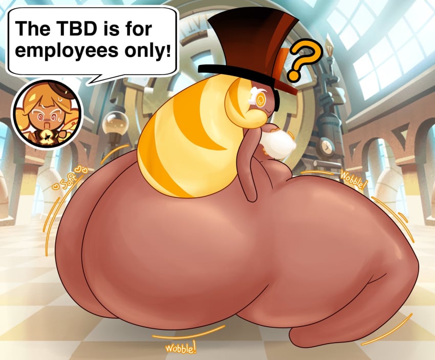 2023 2d 2d_(artwork) 2girls ? alternate_version_at_source alternate_version_available arms ass banillansfw big_ass bottomless bottomless_female bra breasts casual casual_nudity checkered checkered_floor clothed clothed_female coffee_candy_cookie cookie_run dat_ass dialogue english_dialogue english_text erect erect_nipples eyelashes fat_ass female female_only hair hall hallway hat huge_ass hyper hyper_ass long_hair motion_lines on_knees onomatopoeia public public_exposure public_indecency public_nudity question_mark scolding sitting sitting_down sitting_on_floor sitting_on_knees speech_bubble spiral_eyes talking talking_to_another tan tan_body tan_skin text thick_thighs thighs thin_arms thunder_thighs timekeeper_cookie top_hat very_long_hair wobble wobbling wobbling_ass wobbling_breasts yellow_eyes