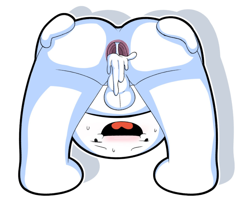 anus balls blush cum cum_in_ass daddy don't_tell_james gaping gaping_anus gay james jerseydevil male male_only mouth_open smile theodd1sout theodd1sout_(character) youtube