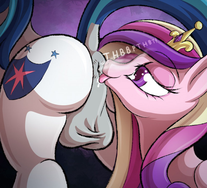 anal animal_genitalia anus ass backsack balls fart fart_fetish female friendship_is_magic horn male my_little_pony oral presenting presenting_hindquarters princess_cadance_(mlp) rimming sex sheath shining_armor_(mlp) xexus