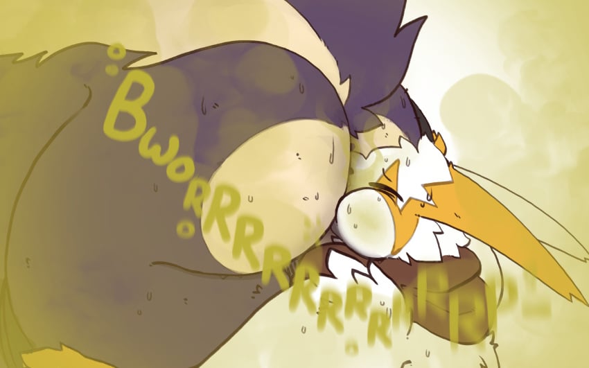 16:10 ambiguous_gender anal anthro austrum big_tail biped bodily_fluids closed_eyes clothing duo fart fart_fetish farting_in_mouth farting_on_face fur generation_3_pokemon generation_4_pokemon gewahren_(austrum) hi_res kerchief male male/ambiguous musk nintendo onomatopoeia oral pokemon pokemon_(species) puffed_cheeks purple_body purple_fur rimming sex simple_background skuntank smelly sound_effects stink_fumes stink_lines sweat tail text white_body white_fur widescreen yellow_body yellow_fur zangoose
