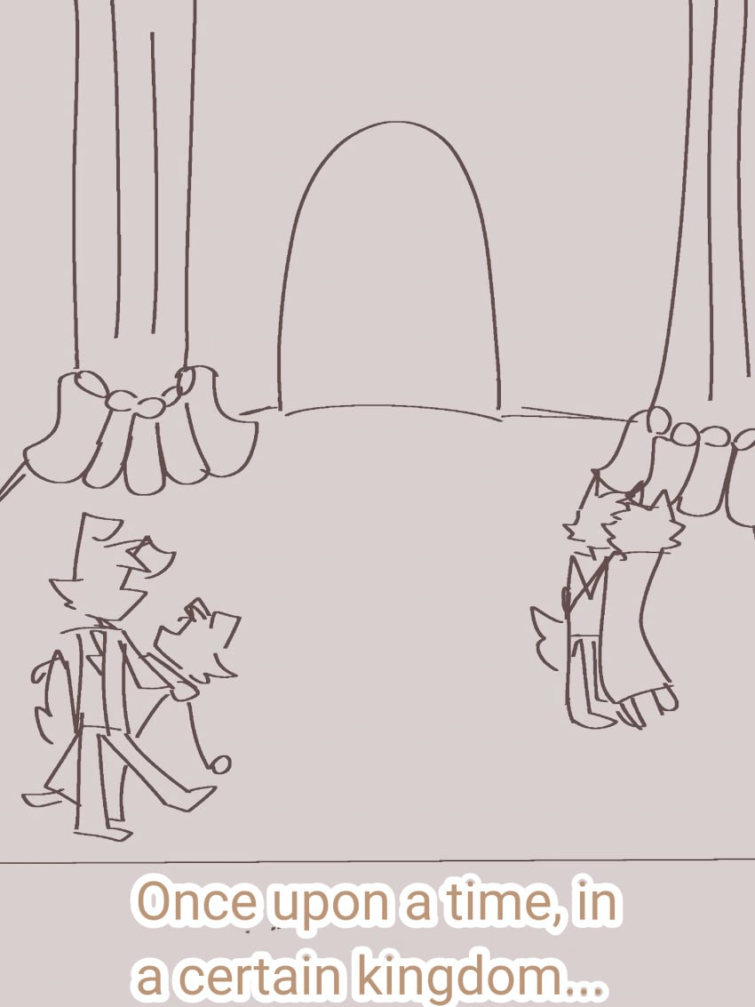 absurd_res anthro ball canid canine canis chibi column comic cover cover_art cover_page dancing domestic_cat domestic_dog door felid feline felis female female/female group hi_res kingdom kissing male male/male mammal rudolfikbaby sex simple_background