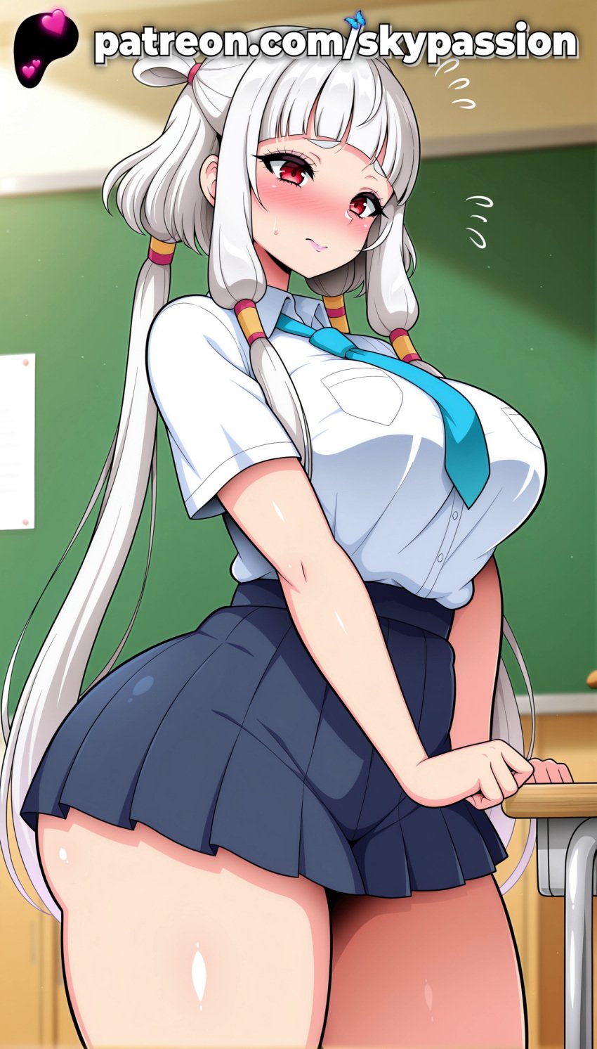 1girls 2025 ai_assisted ai_generated alternate_breast_size anime artist_name ass bangs big_ass big_breasts big_butt big_chest blunt_bangs blush booty breast breasts bubble_ass bubble_butt bust busty buttocks chalkboard chest classroom clothed_female code_geass curvy curvy_ass curvy_butt cute_ass desk female female_focus female_only firm_ass giant_breasts heart heavy_breasts hi_res high_quality high_resolution highres huge_boobs huge_breasts indoors jiang_lihua juicy_ass juicy_butt large_ass large_breasts long_hair massive_boobs massive_breasts miniskirt necktie patreon patreon_username perfect_ass plump_ass red_eyes round_ass school_uniform schoolgirl schoolgirl_uniform sexy_ass shirt skirt skirt_lift skypassion solo stable_diffusion thick_thighs thighs tianzi tight_ass voluptuous_ass watermark white_hair wide_hips