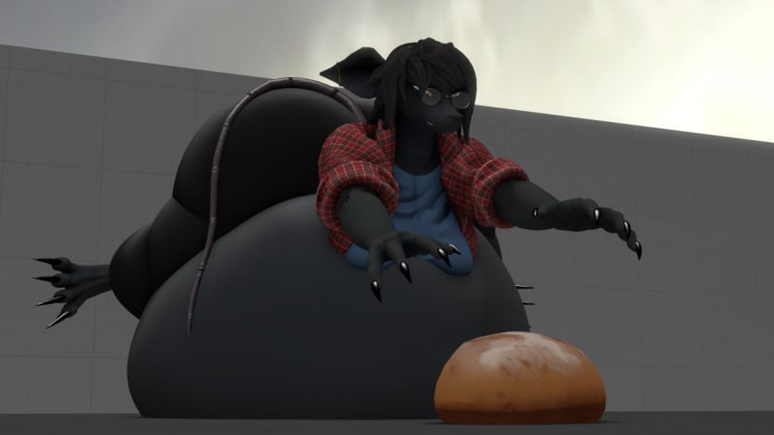 bbw big_ass big_breasts breasts bubble_butt female furry huge_ass huge_breasts overweight queenofthekabuto tagme thick_thighs weight_gain wide_hips