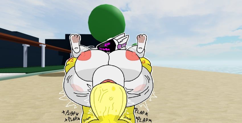 2024 big_breasts big_butt full_nelson hyper_penis low_quality meta: mike_(mikenoob) mikenoob old_art protogen roblox robloxian self_upload straight
