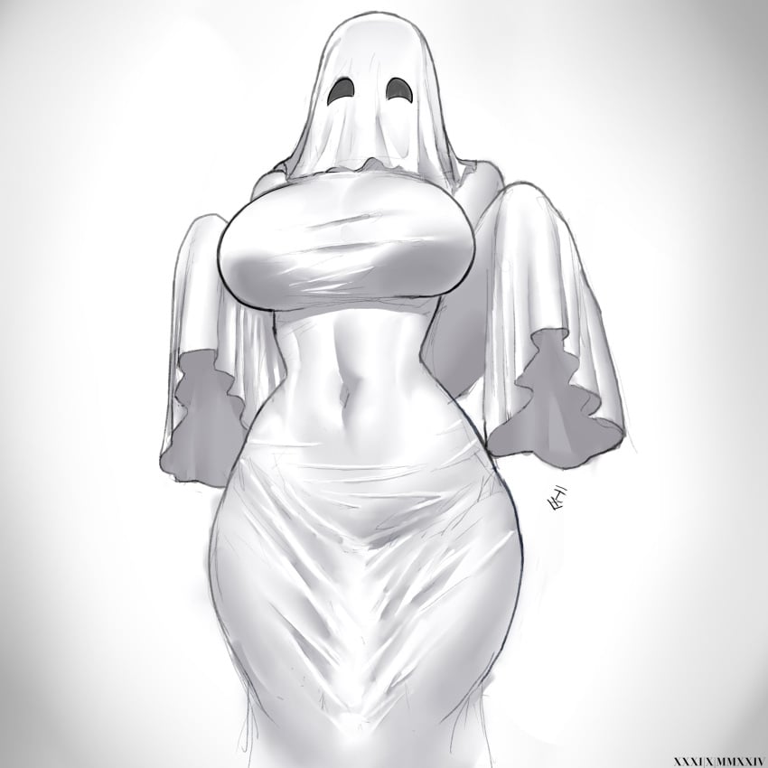 1futa 2024 abdomen alternate_version_at_source bedsheet_ghost big_breasts big_penis blanket breasts clothed clothing costume curvaceous curvy curvy_figure erection_under_clothes full_body fully_clothed futa_only futanari ghost ghost_costume ghost_futa ghost_pose halloween heavengutter_(artist) hidden_penis huge_cock human penis phantom sheet_ghost solo solo_futa standing thick_penis thick_thighs thighs toned_stomach wide_hips