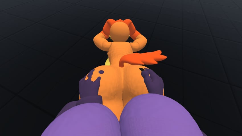 catnap_(nightbotgrey) dogday_(nightbotgrey) touching_ass vrchat