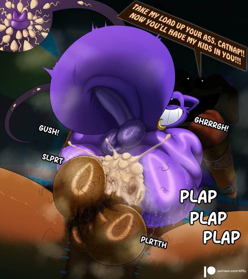 absurd_res anal anal_sex animate_inanimate anthro anthro_on_anthro anthro_only anus ass balls big_balls big_butt big_dom_small_sub big_penis bodily_fluids body_hair brown_body butt_hair canine catnap catnap_(poppy_playtime) colored_cum critters_(poppy_playtime) cum cum_in_ass cum_inside dark_face darkened_balls darkened_genitalia darkened_penis dialogue dogday dogday_(poppy_playtime) doggy domestic_cat domestic_dog dominant duo feline forced_smile foreskin furry_only genital_fluids genitals grabbing_both_legs hairy_balls hairy_penis hi_res huge_balls huge_butt huge_cock hyper hyper_balls hyper_genitalia hyper_penis impregnation inflation kiffy_(artist) living_plushie male male/male male_impregnating_male male_impregnation mob_entertainment musk musk_clouds no_humans onomatopoeia orange_fur orange_skin ovum ovum_with_face ovum_with_facial_features penetration penis plushie poppy_playtime poppy_playtime_(chapter_3) pubes purple_body purple_fur purple_skin screencap screencap_background sex size_difference smile smiling_critters sound_effects sperm_cell sweat sweaty_butt tagme text thick_thighs unusual_bodily_fluids unusual_cum unusual_genital_fluids vein veiny_penis yellow_cum