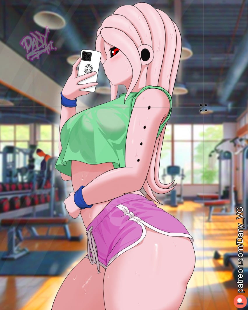 dany_art dany_vg girl gym majin majin_dany