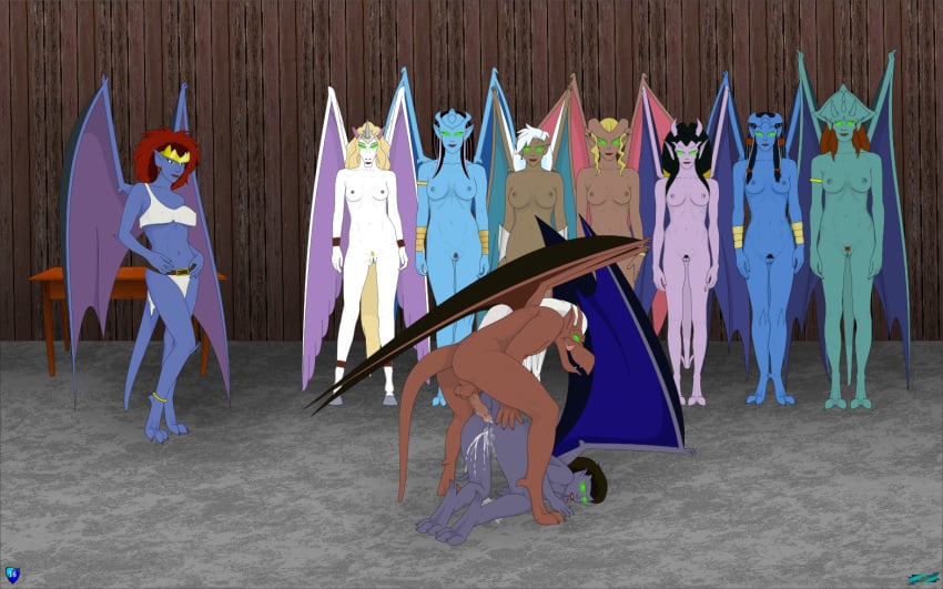 angela_(gargoyles) ass breasts brooklyn_(gargoyles) cum cum_inside delilah_(gargoyles) demona desdemona_(gargoyles) disney domination fab3716 female gargoyles male nipples nude obsidiana ophelia_(gargoyles) penis pussy sora_(gargoyles) submissive turquesa una_(gargoyles)