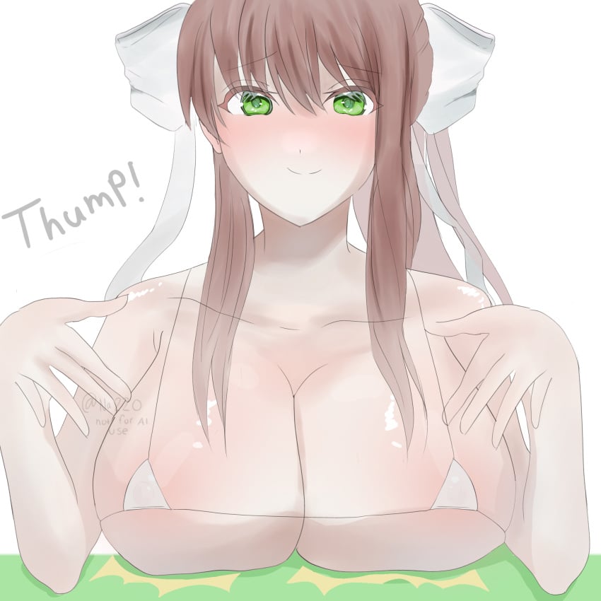 Monika (Doki Doki Literature Club) Rule 34 Image