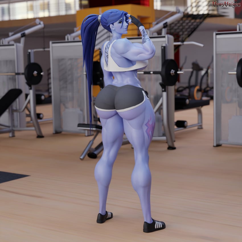 1girls 3d activision amelie_lacroix big_ass big_breasts big_thighs blizzard_entertainment blue-skinned_female blue_body blue_skin breasts bubble_ass bubble_butt bust busty chest curvaceous curves curvy curvy_figure female fit fit_female gym hips hourglass_figure huge_ass large_ass legs leotard mature mature_female muscular muscular_female overwatch overwatch_2 slim_waist solo thick thick_ass thick_hips thick_legs thick_thighs thighs toned toned_female voluptuous voluptuous_female vonsvaigen waist wide_hips wide_thighs widowmaker