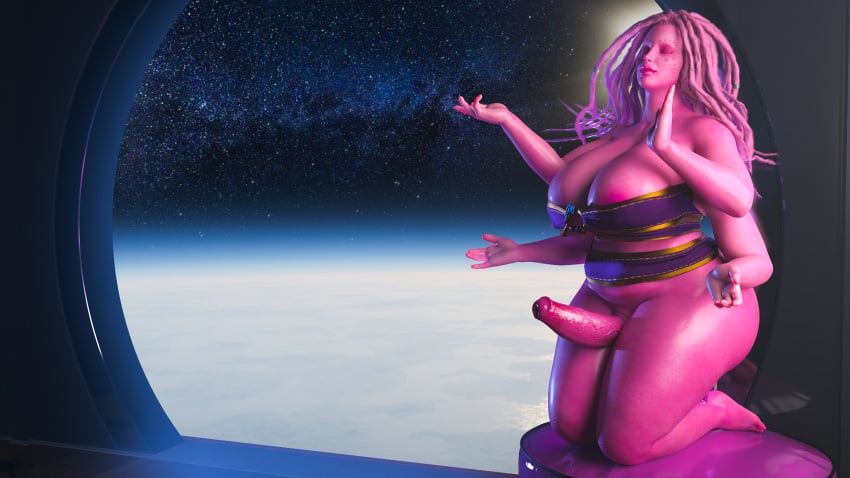 3d alien alien_futa futanari pink_skin star_periphery voidpilgrim