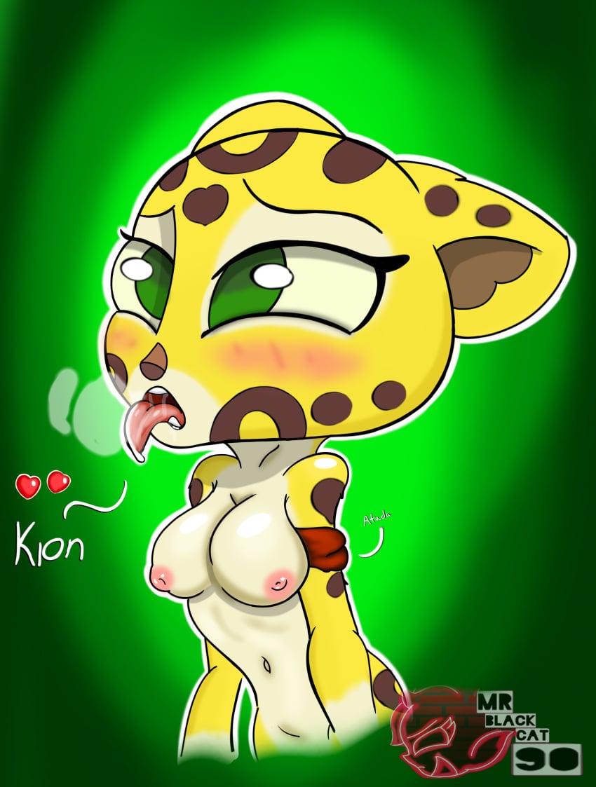 anthro anthro_only breasts cheetah disney fuli fuli_(tlg) furry mrblackcat901 pussy the_lion_guard the_lion_king