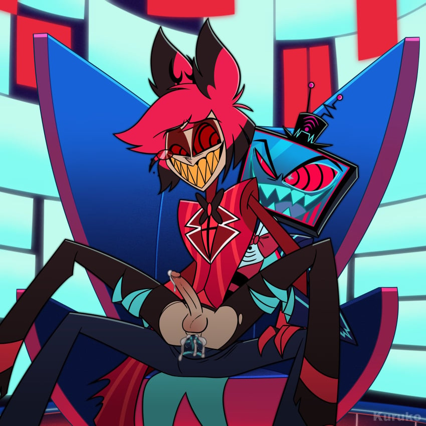 2024 alastor_(hazbin_hotel) anal anal_insertion anal_sex cum cum_in_ass cum_inside cum_on_body digital_drawing_(artwork) digital_media_(artwork) gay hazbin_hotel hypnosis kuruko male male/male male_only male_penetrated male_penetrating male_penetrating_male mind_control tagme vox_(hazbin_hotel) yaoi