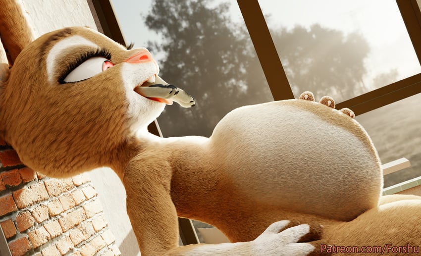 2021 3d_(artwork) 4_fingers almost_fully_inside ambiguous_gender anthro anthro_pred belly big_belly buckteeth claws countershade_torso countershading detailed detailed_background digital_media_(artwork) disney duo ellie_(forshu) eyebrows eyelashes faceless_ambiguous faceless_character fan_character featureless_chest feet female female/ambiguous female_pred fingers flat_chested forshu fur hand_on_stomach head_first in_mouth inside lagomorph larger_female larger_pred leporid looking_at_belly looking_down mammal multicolored_body multicolored_fur open_mouth oral_vore paws photo_background photography_(artwork) pink_nose rabbit reclining red_eyes side_view size_difference smaller_prey stomach_bulge swallowing tan_body tan_fur teeth text tongue tongue_out url vore watermark white_body white_claws white_fur widescreen zootopia