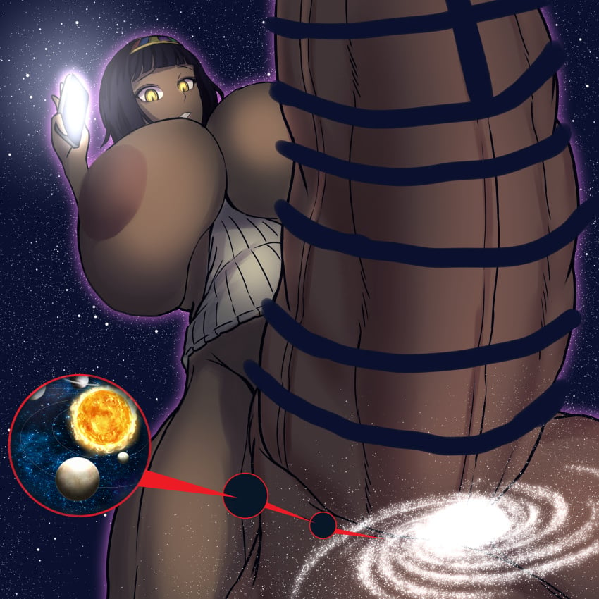 1futa areolae astronomical_hyper balls bangs bar_censor big_ass big_breasts bottomless breasts breasts_bigger_than_galaxy breasts_bigger_than_head breasts_bigger_than_planet censored clothed clothing dark-skinned_futanari dark_skin erection futa_giantess futa_only futanari galaxy giantess huge_breasts huge_cock human hyper hyper_breasts hyper_penis long_hair low-angle_view mostly_nude nipples noikaisyu nude nude_futanari penis penis_bigger_than_body penis_bigger_than_building penis_longer_than_knee planetary_macro solo space topless universe