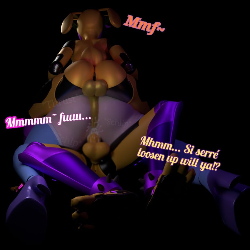 3d 3d_(artwork) anal anal_sex ass_focus ballora ballora_(fnafsl) ballora_(spiderjunior10) big_ass big_penis casual casual_nudity double_penetration fazwolfent female five_nights_at_freddy's five_nights_at_freddy's:_sister_location futanari huge_ass nude oc penetration penis robot robot_girl sex vengy