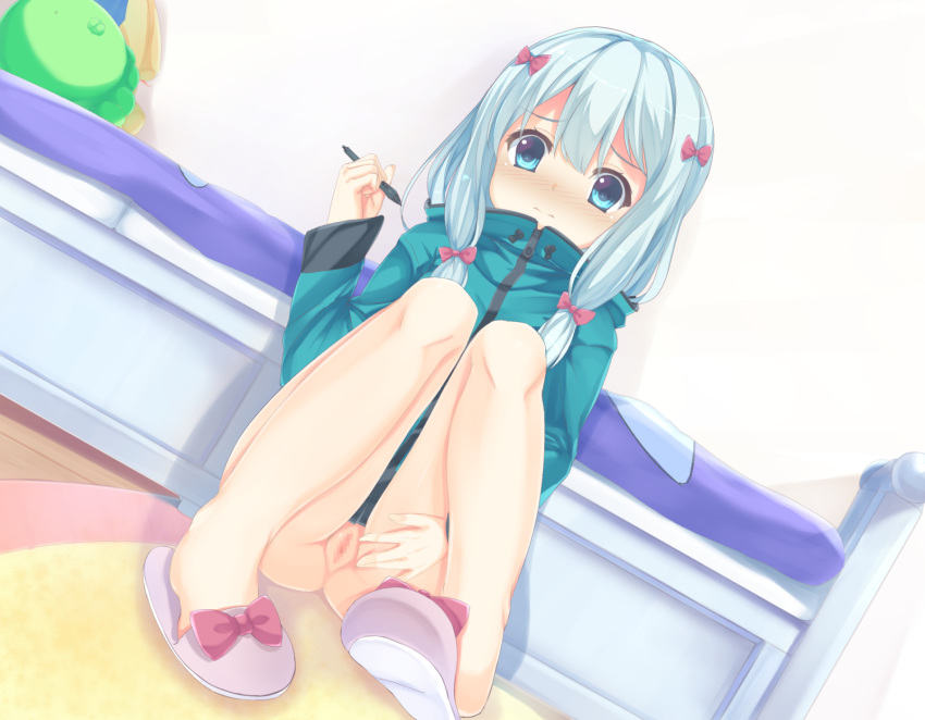 bottomless censored eromanga_sensei izumi_sagiri mosaic_censoring pussy segaxtu