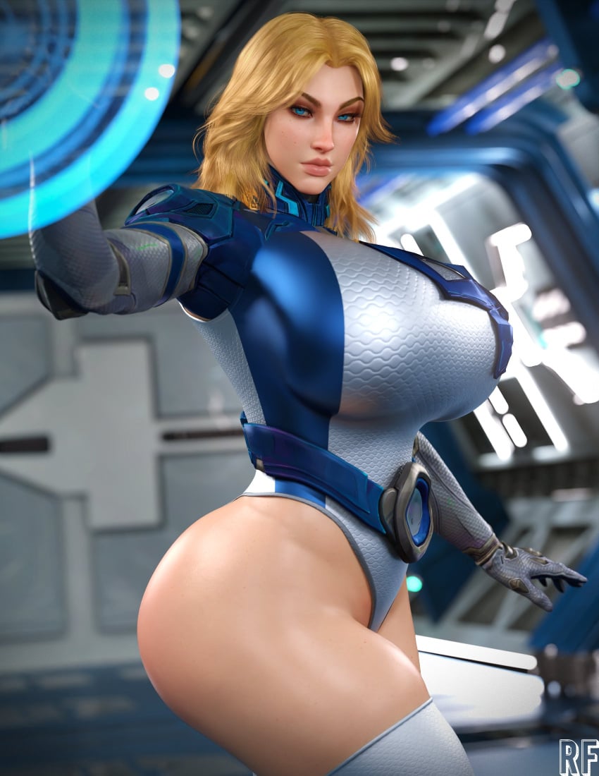 1girls big_ass big_breasts huge_breasts invisible_woman invisible_woman_(marvel_rivals) marvel rude_frog sue_storm