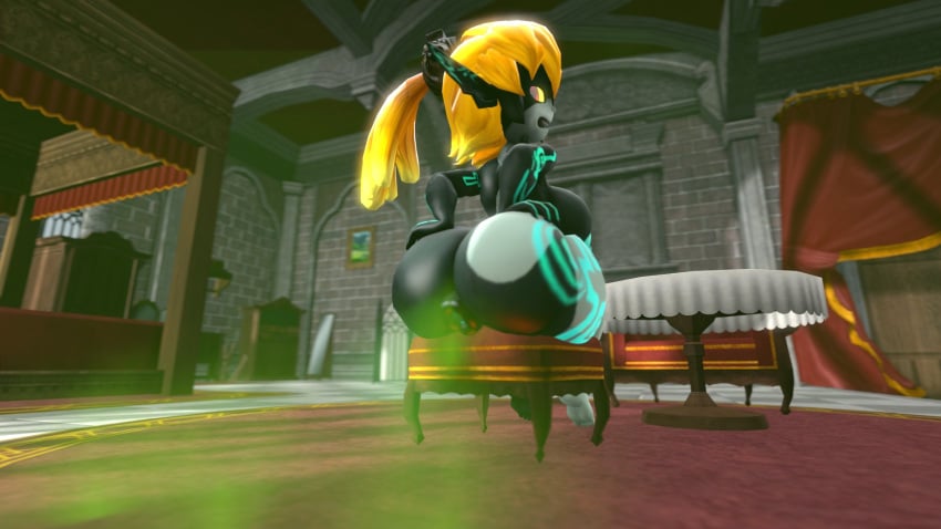 3d anus ass fart farting female green_gas ltiberium77_(artist) midna sfm the_legend_of_zelda