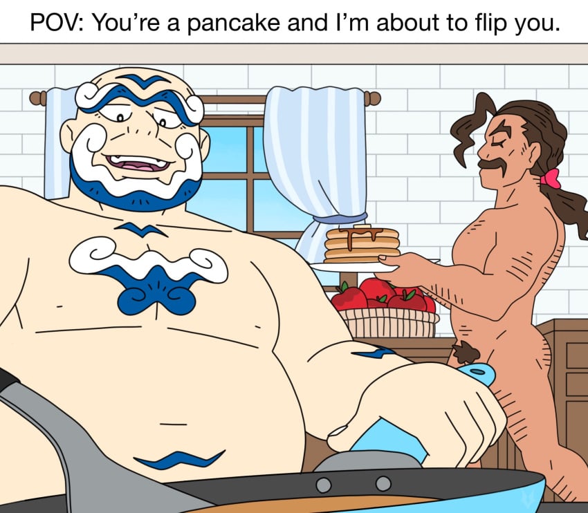 2boys allhallowseverett ass bara bsky_link human human_male human_only kofu_(pokemon) light-skinned_male light_skin male male_focus male_only meme mr._saguaro nintendo nude old_man pokemon pokemon_sv