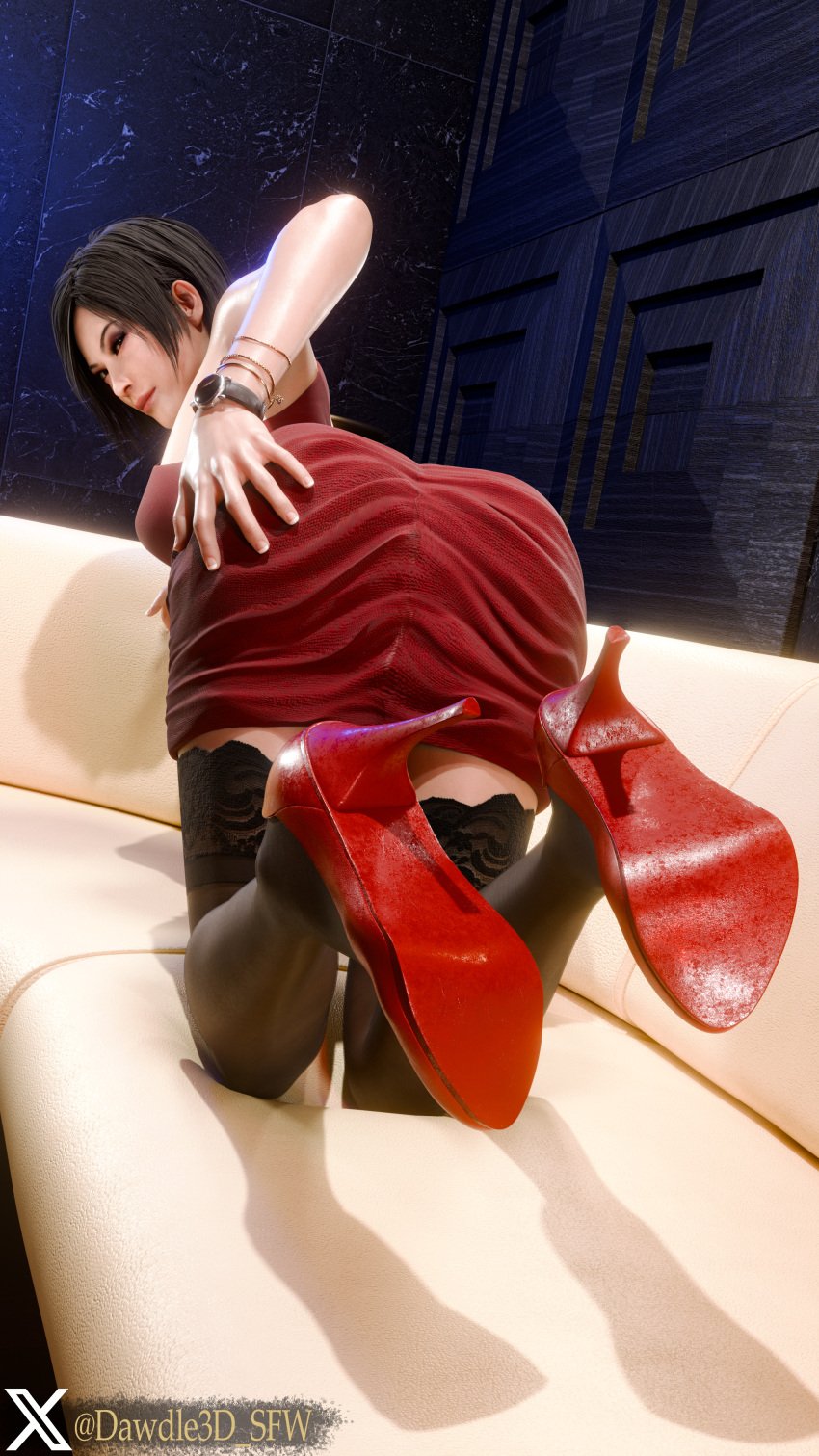 3d ada_wong blender dawdle3d resident_evil tagme