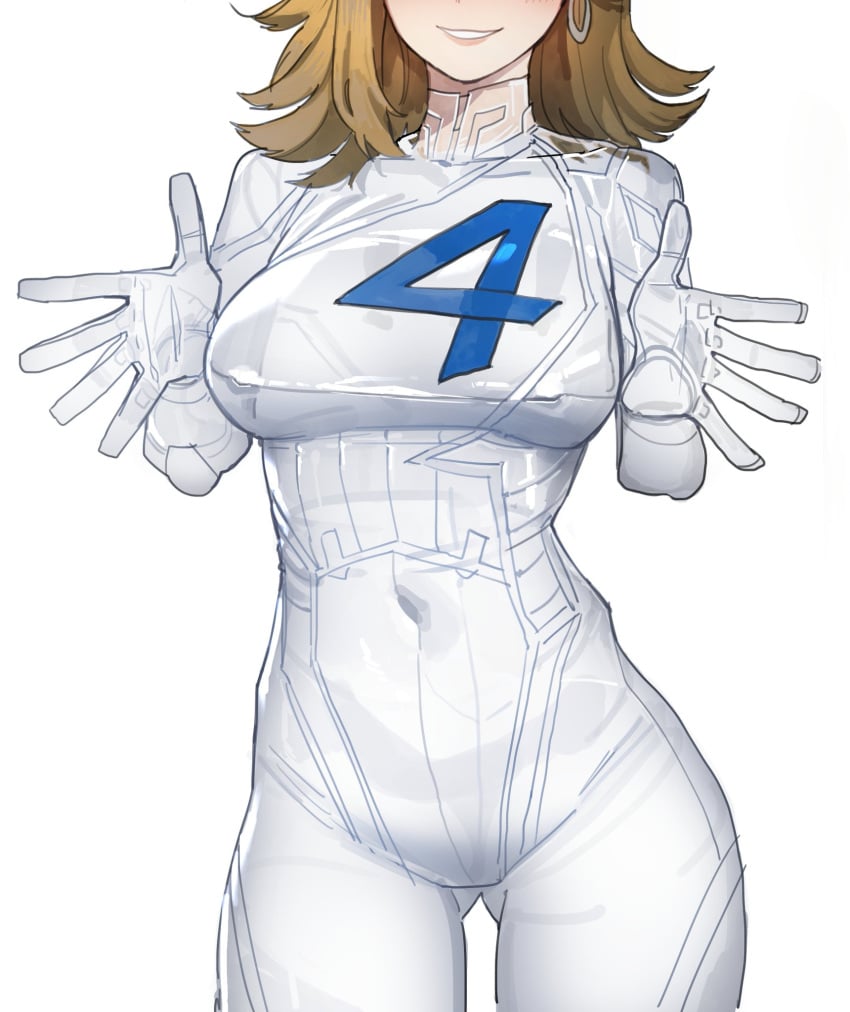 1girls big_breasts blonde_hair clothed clothing color fantastic_four female female_focus female_only hi_res invisible_woman invisible_woman_(marvel_rivals) large_breasts light-skinned_female light_skin long_hair marvel marvel_rivals ratatatat74 solo solo_female sue_storm tagme thick_thighs