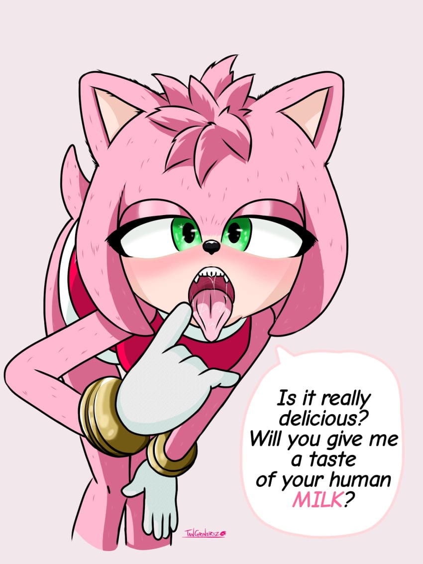 ahe_gao ahegao_face amy_rose amy_rose_(sonic_movie) movie_sonic saliva saliva_trail sonic_(series) tongue tongue_out