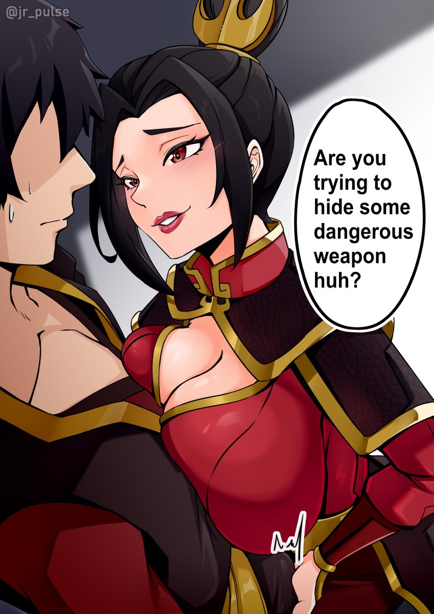 ... 1boy 1girls alternate_eye_color armor avatar_legends avatar_the_last_airbender azula big_breasts black_hair boner boner_in_pants boob_window breast breast_press breasts brother_and_sister bulge cleavage crown_braid english_text fat_ass female fire_nation grin groping hairpiece huge_breasts imminent_sex incest jrpuls3 large_breasts lipstick male motion_lines nervous nervous_sweat nickelodeon nicktoons older_brother_and_younger_sister prince princess red_eyes red_lipstick royal royalty seducing seductive side_view sideboob sidelocks size_difference smile smiling sweatdrop text thick thick_ass thick_thighs thighs tied_hair topknot yellow_eyes zuko