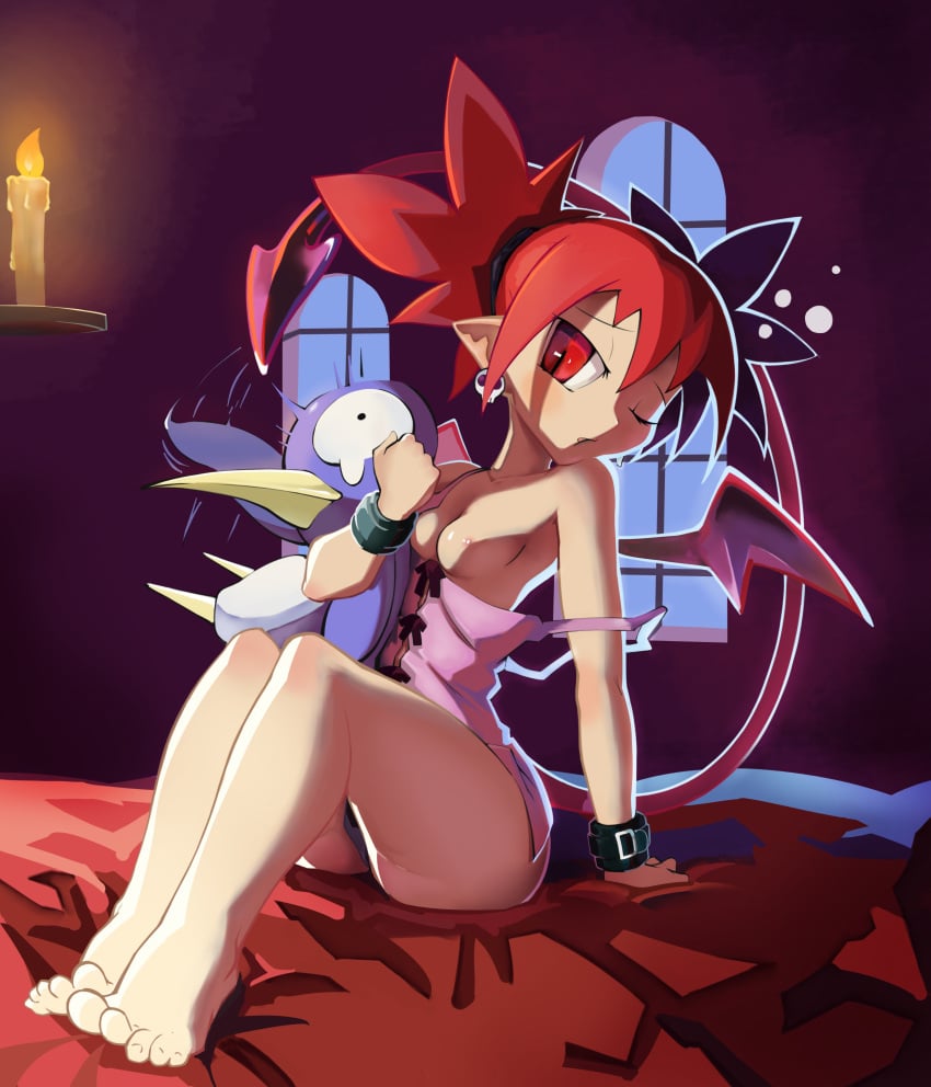 disgaea etna feet red_eyes red_hair