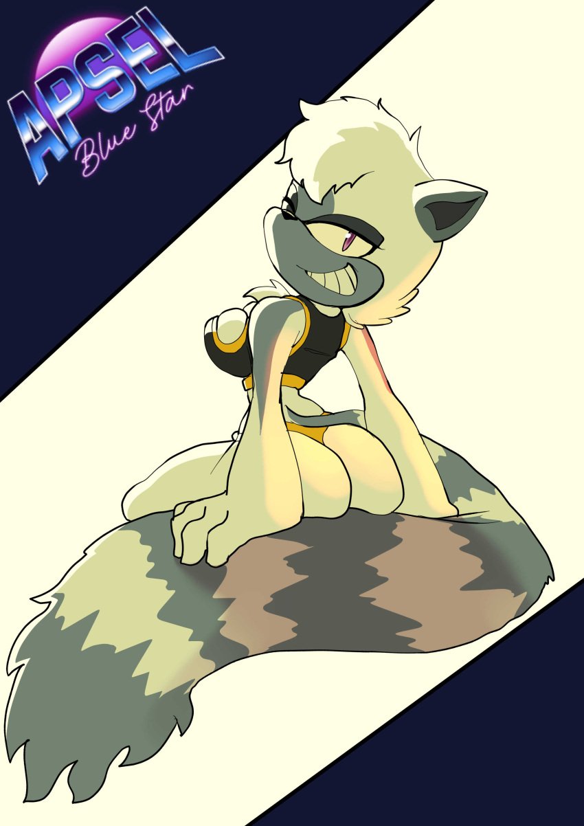 1girls apsel_bluestar female solo solo_female sonic_(series) sonic_the_hedgehog_(series) tagme tangle_the_lemur