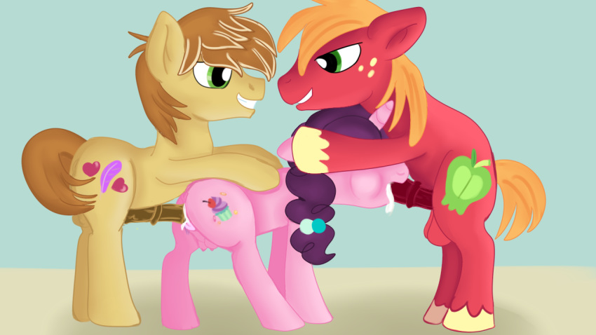 big_macintosh_(mlp) feather_bangs friendship_is_magic group group_sex jbond my_little_pony sex smooth_skin sugar_belle